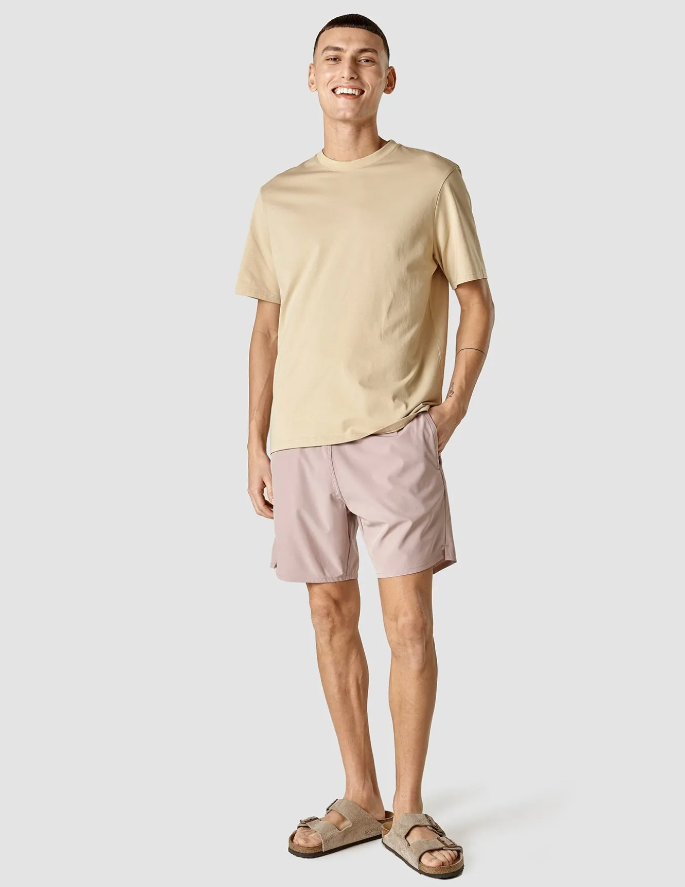Supima T-shirt Box Fit Sahara