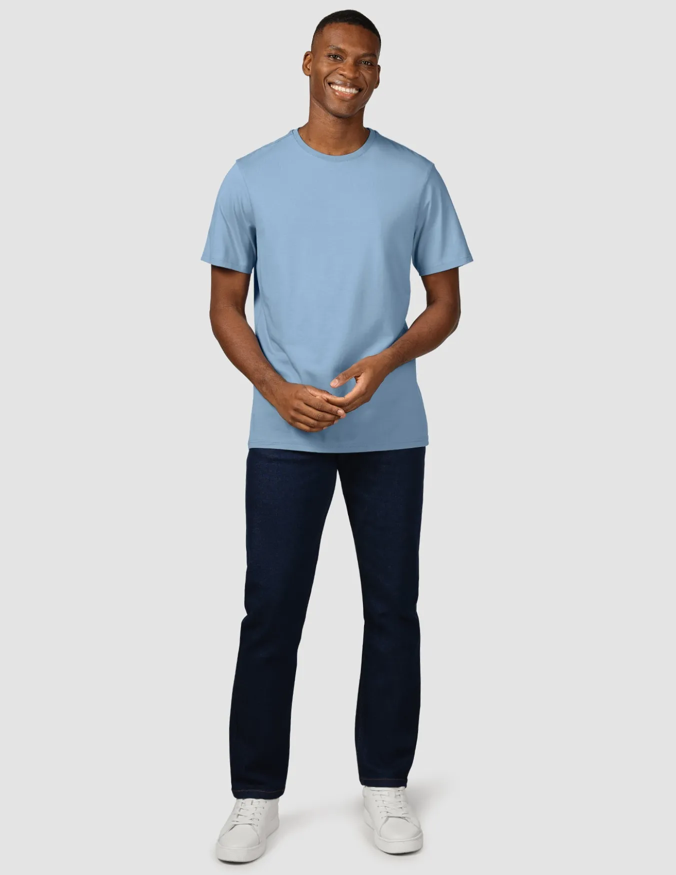 Supima T-shirt Rainy Blue