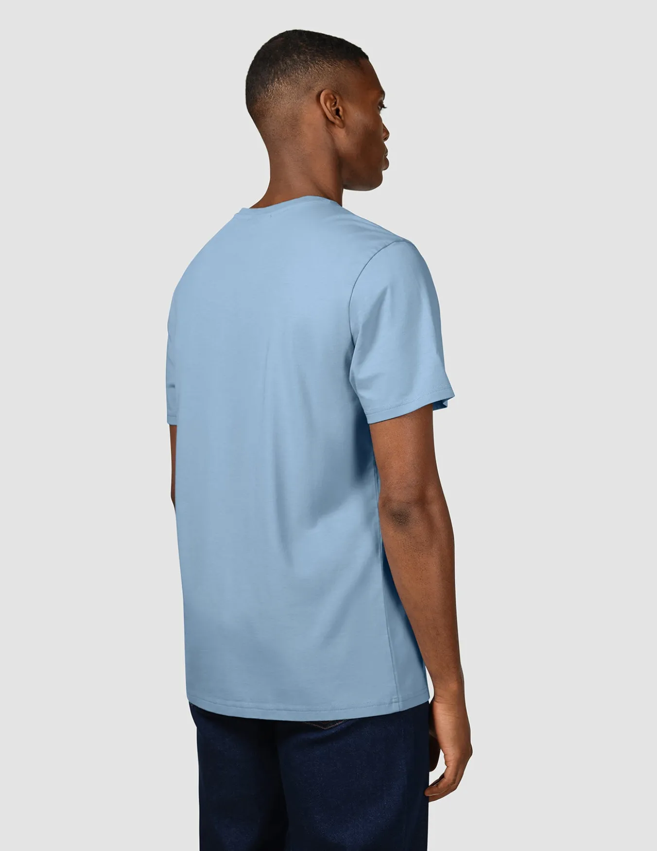 Supima T-shirt Rainy Blue