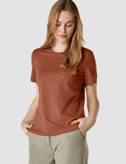 Supima T-shirt White Terracotta