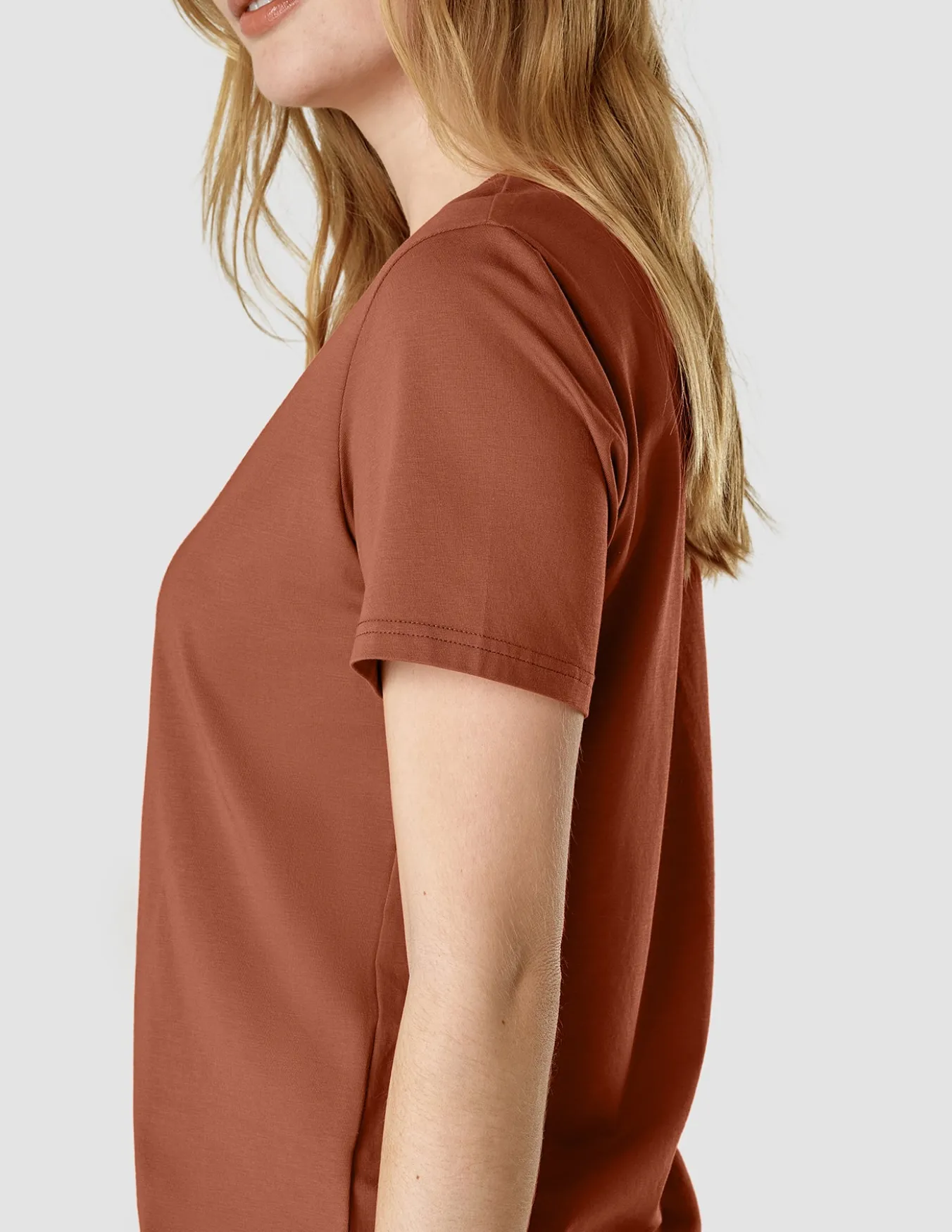 Supima T-shirt White Terracotta