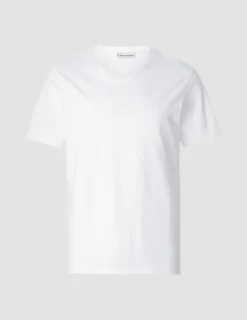 Supima T-shirt White V-Neck