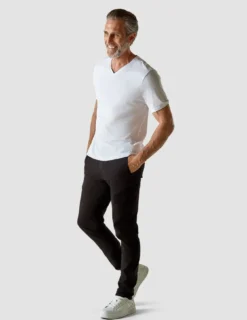 Supima T-shirt White V-Neck