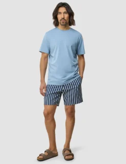 Swim Shorts Navy Stripe