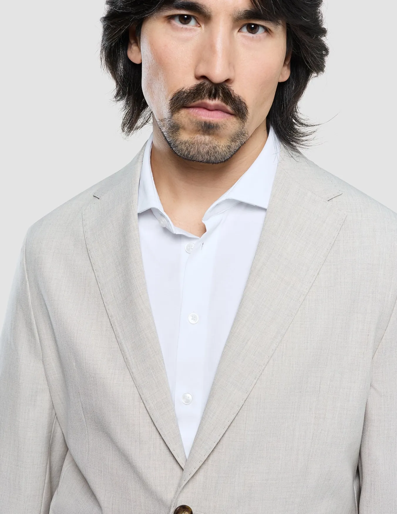 Tech Linen Blazer Sandshell