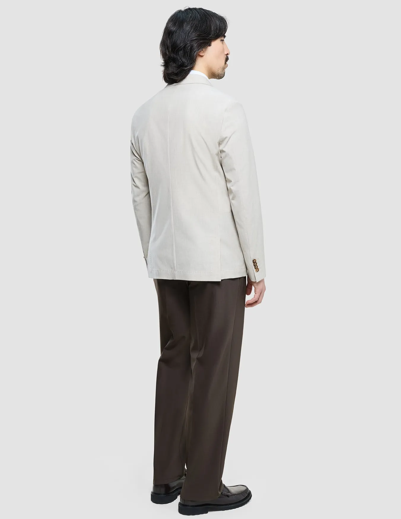 Tech Linen Blazer Sandshell