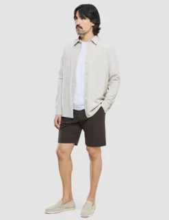 Tech Linen Casual Shirt Sandshell