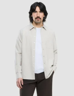 Tech Linen Casual Shirt Sandshell