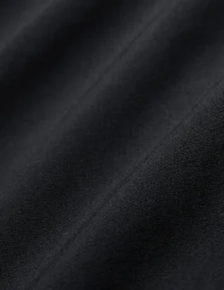 Tech Linen Elastic Pants Black