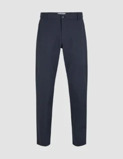 Tech Linen Elastic Pants Midnight Blue