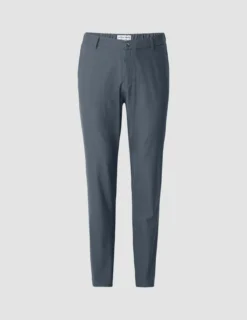 Tech Linen Elastic Pants Navy