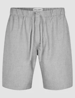 Tech Linen Elastic Shorts Charcoal