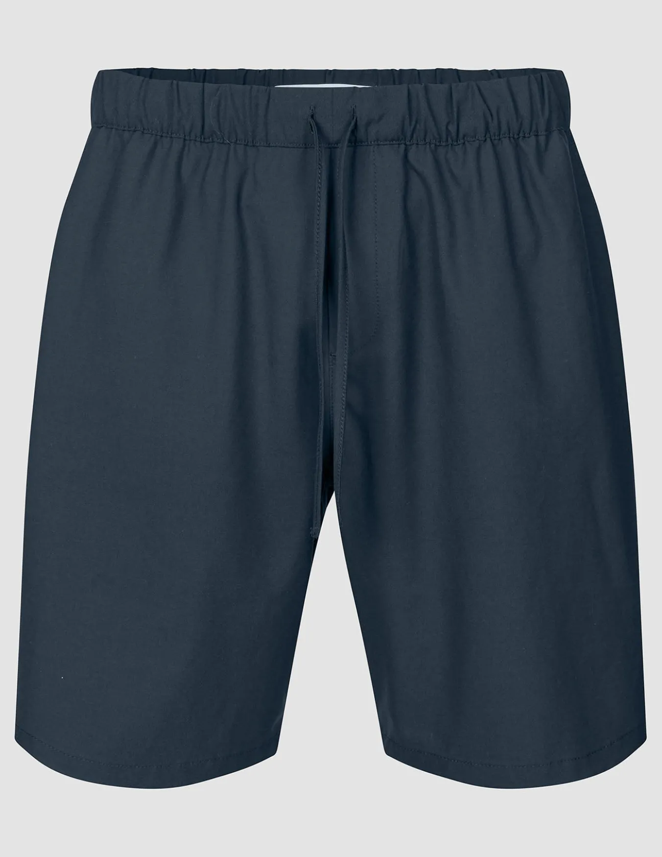 Tech Linen Elastic Shorts Navy
