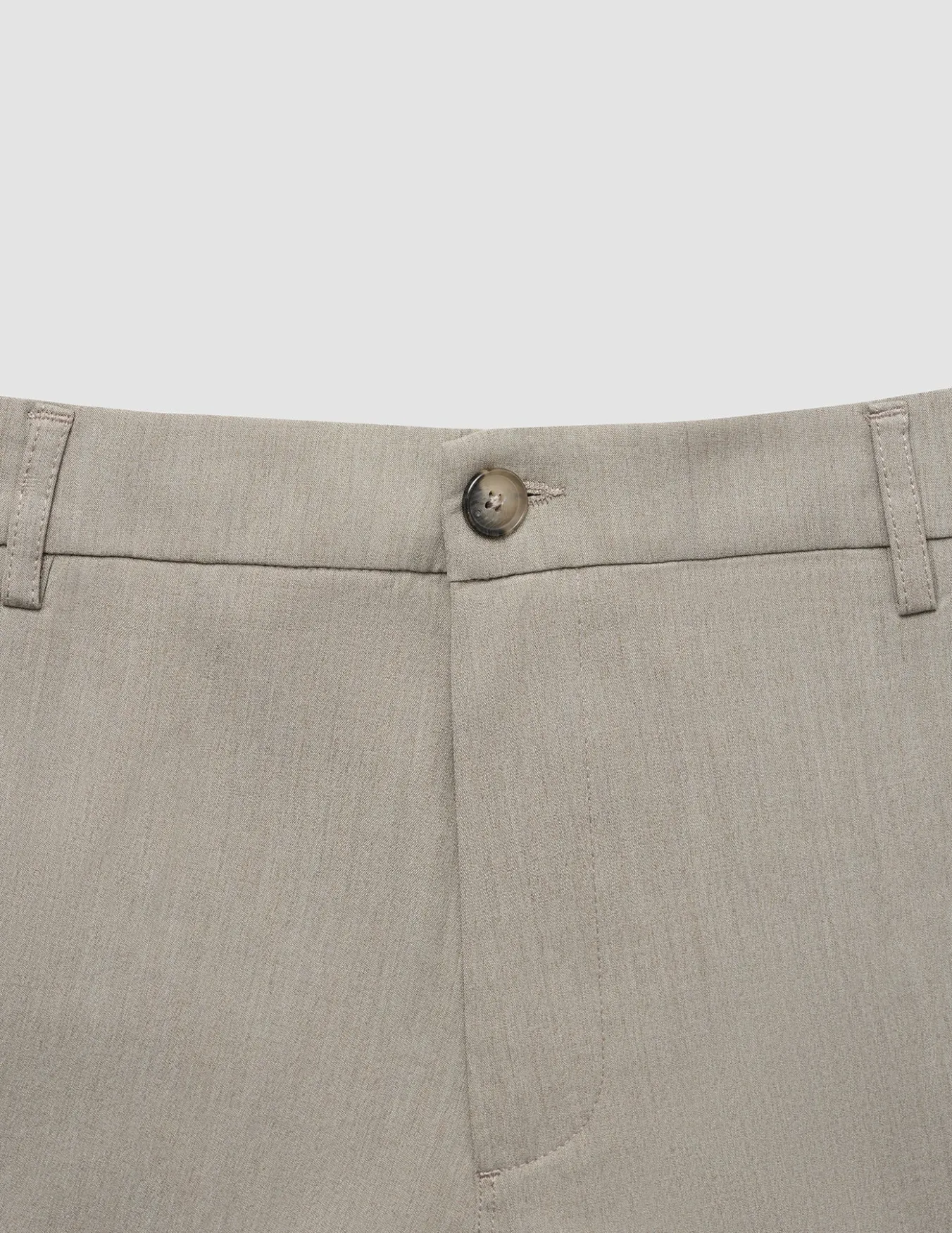 Tech Linen Elastic Shorts Raw Beige