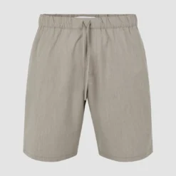 Tech Linen Elastic Shorts Raw Beige