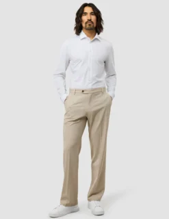 Tech Linen Suit Pants Relaxed Fit Sandshell