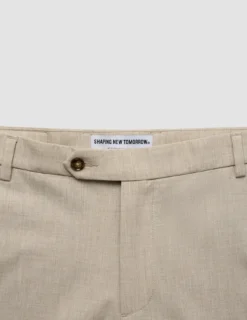 Tech Linen Suit Pants Relaxed Fit Sandshell