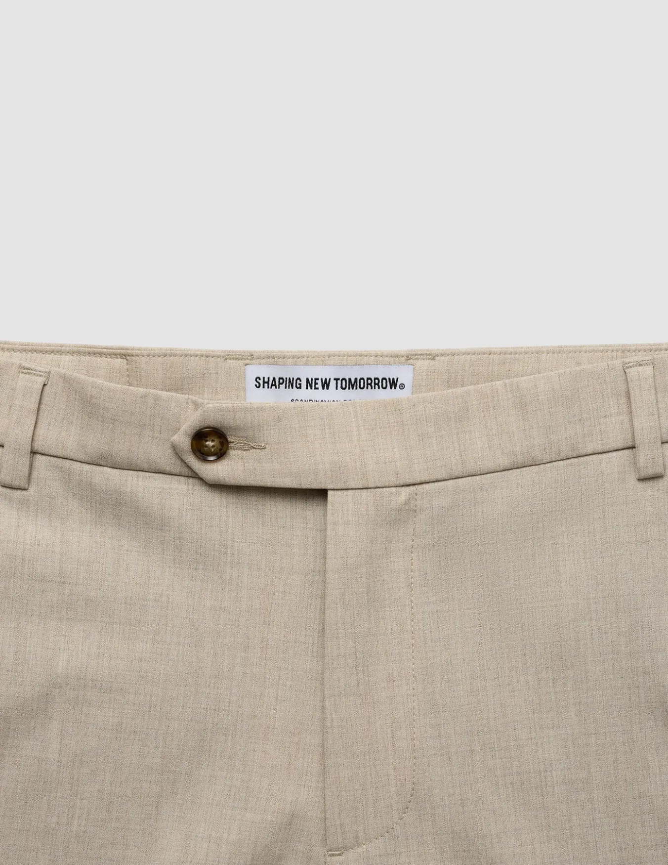 Tech Linen Suit Pants Relaxed Fit Sandshell