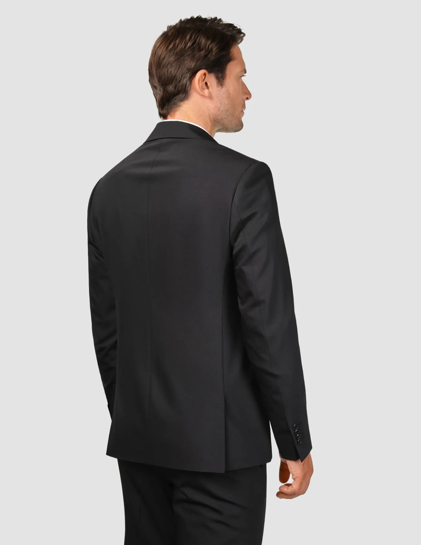 Tech Wool Blazer Black Slim