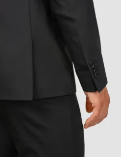 Tech Wool Blazer Black Slim
