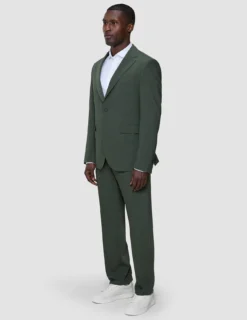 Tech Wool Blazer Green Night Regular
