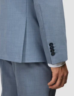 Tech Wool Blazer Light Blue Regular