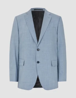 Tech Wool Blazer Light Blue Regular