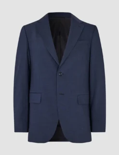 Tech Wool Blazer Navy Slim