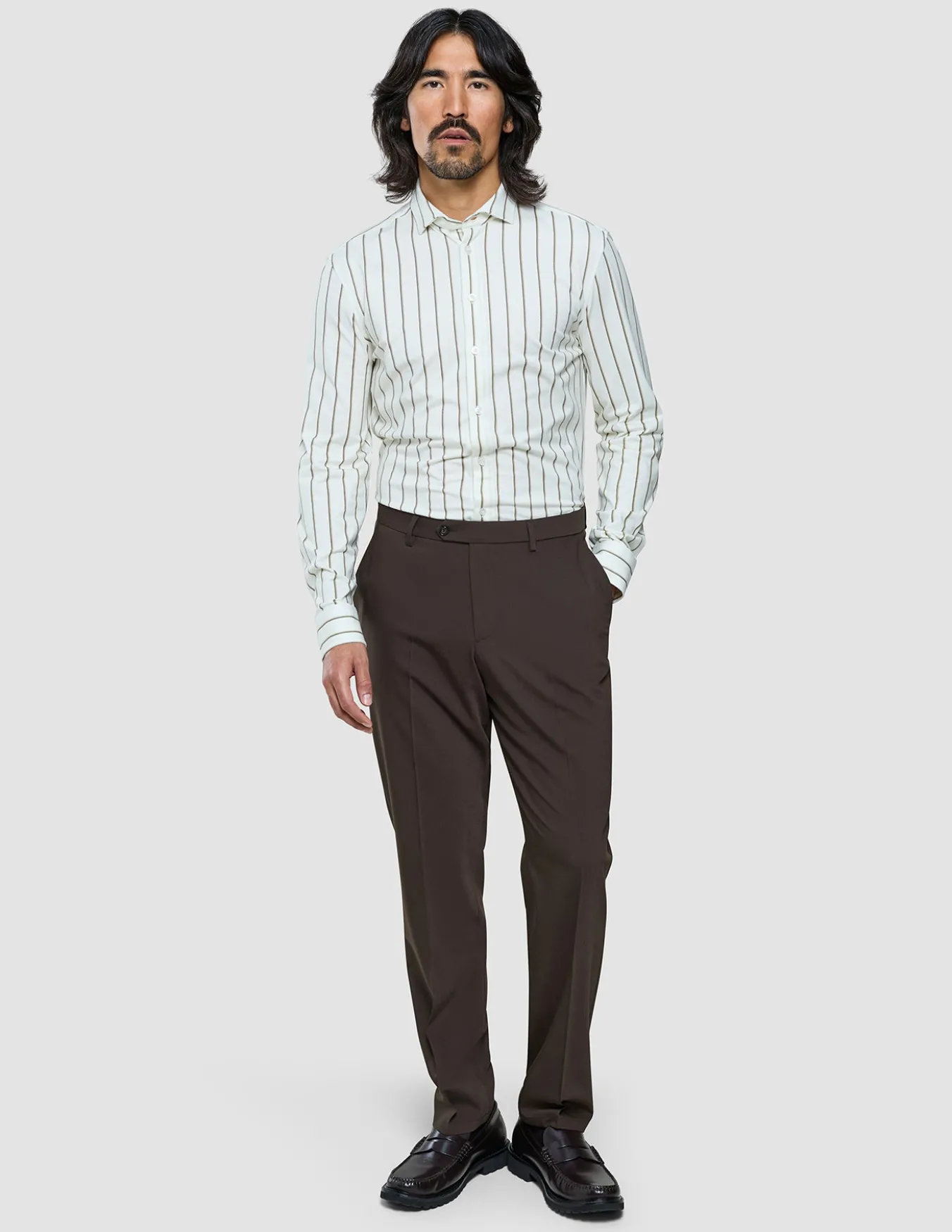 Tech Wool Suit Cocoa Brown