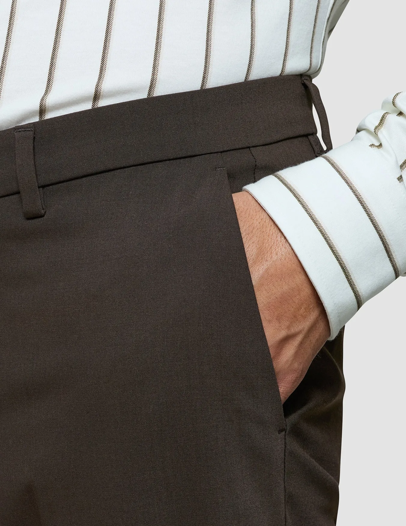 Tech Wool Suit Cocoa Brown