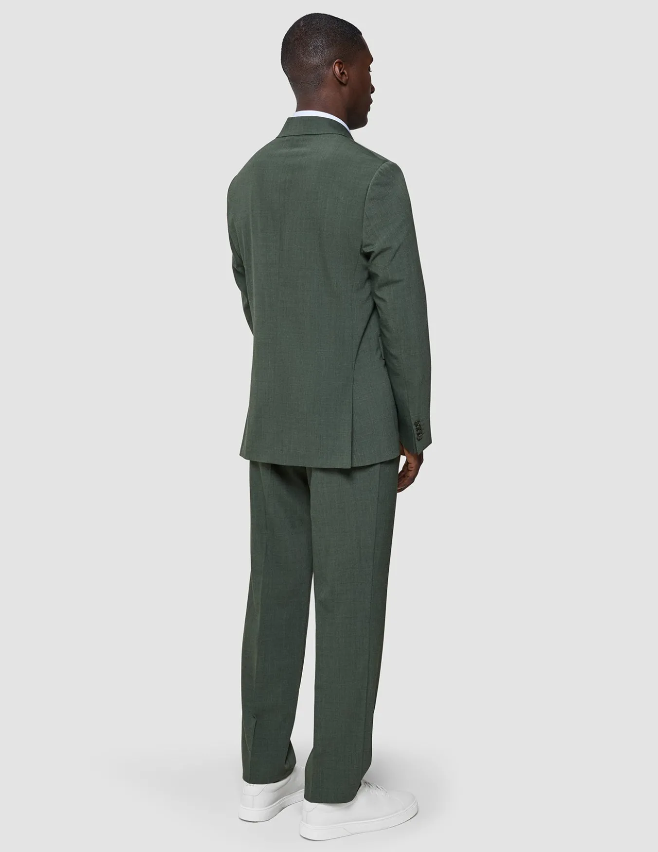 Tech Wool Suit Green Night