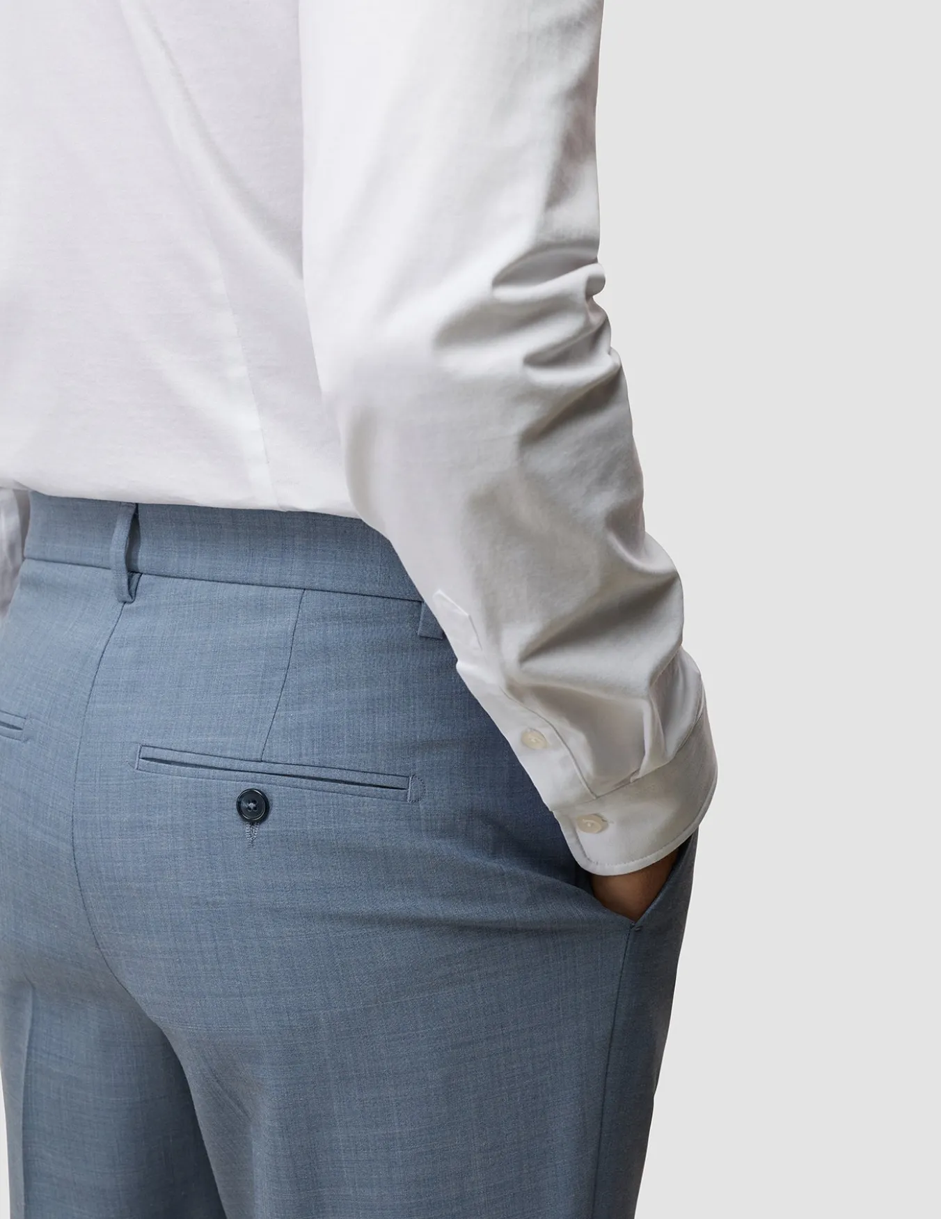 Tech Wool Suit Light Blue
