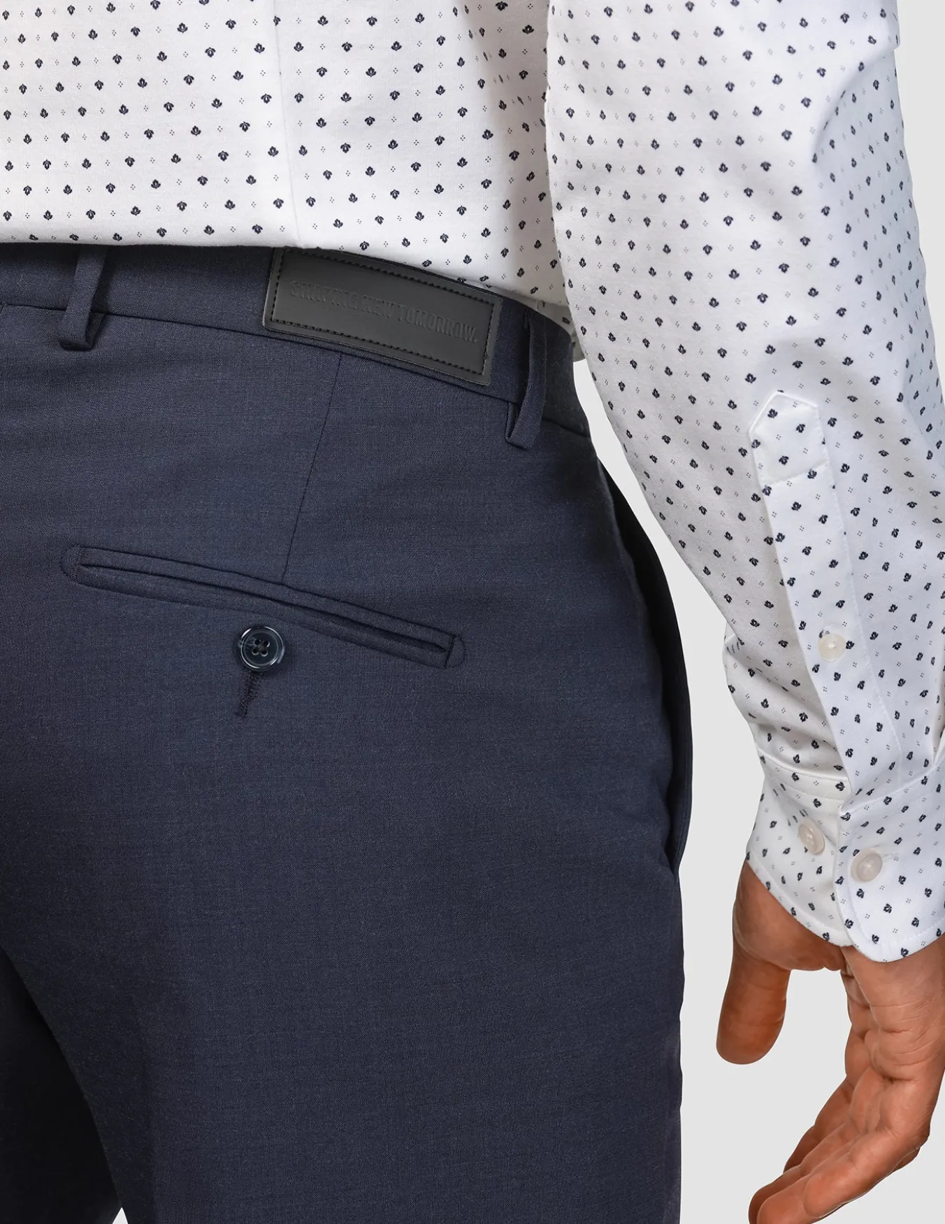 Tech Wool Suit Navy