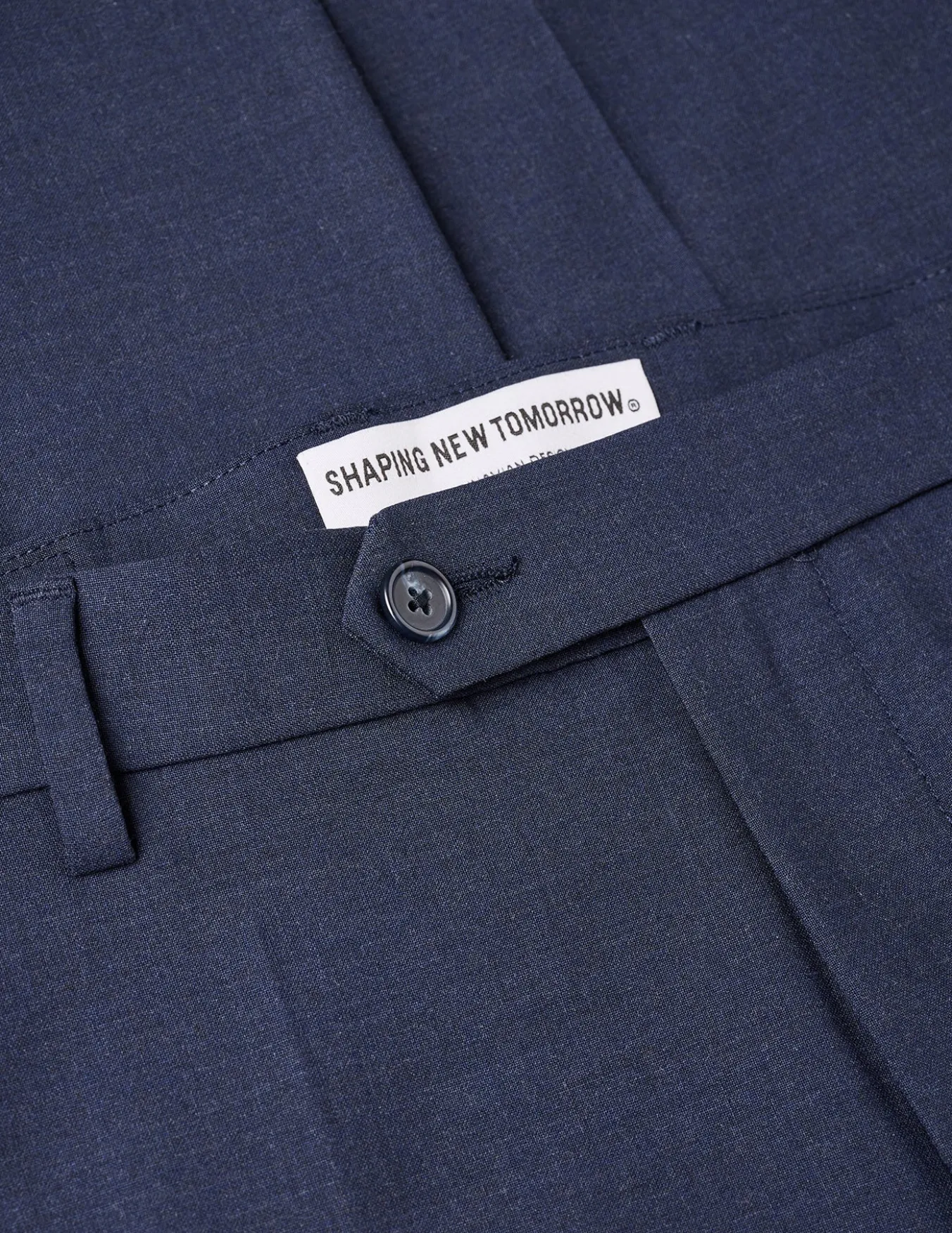 Tech Wool Suit Navy