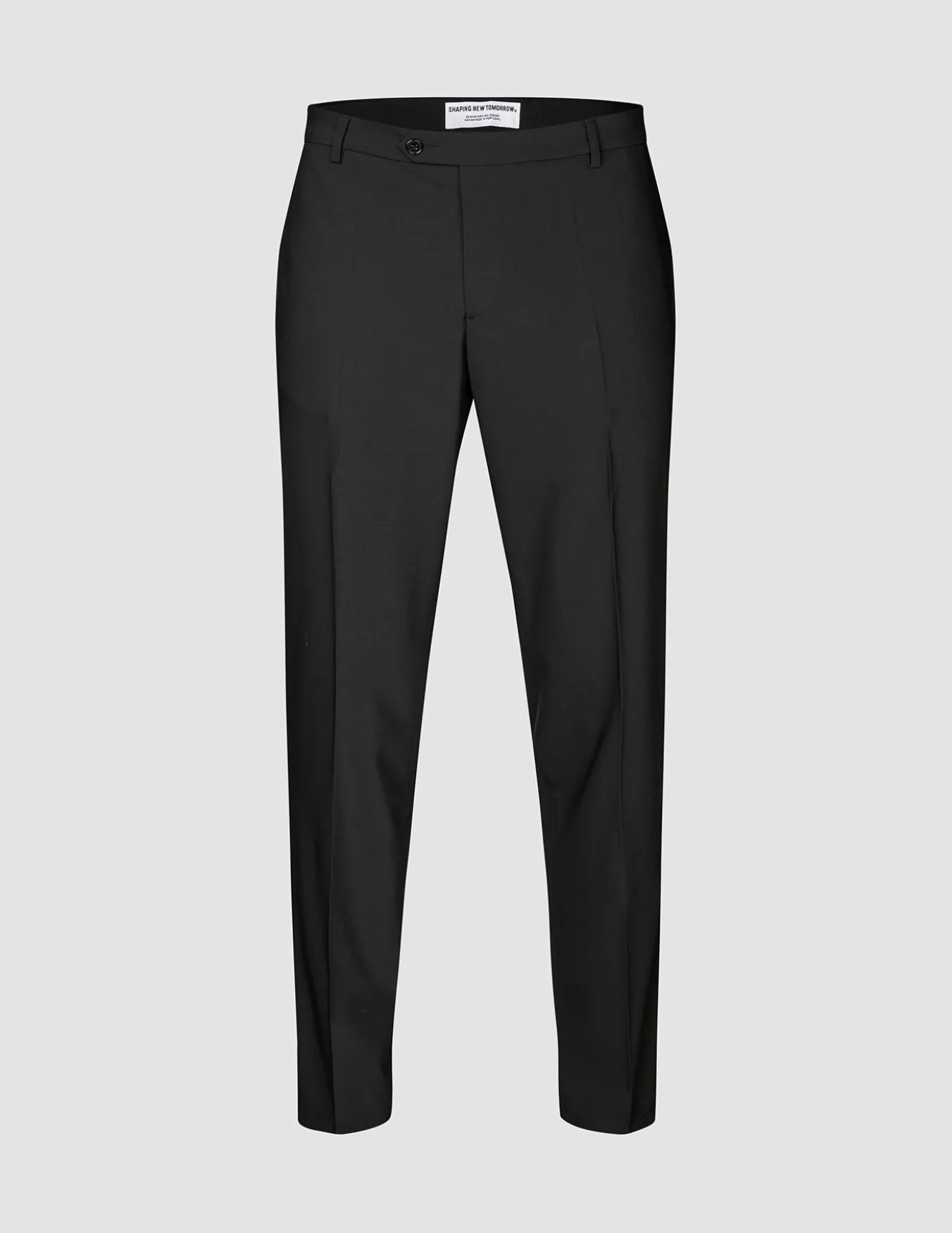 Tech Wool Suit Pants Regular Black