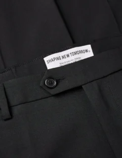 Tech Wool Suit Pants Regular Black