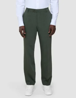 Tech Wool Suit Pants Regular Green Night