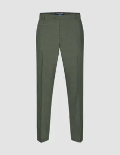 Tech Wool Suit Pants Regular Green Night