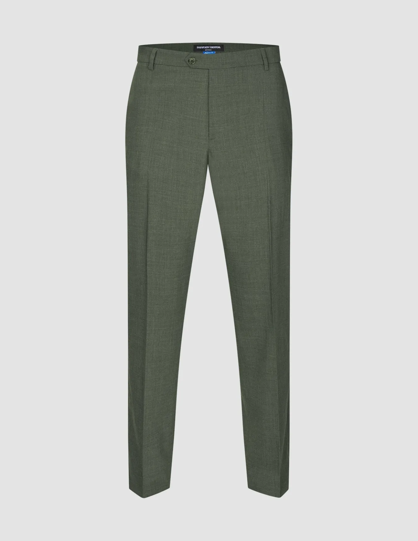 Tech Wool Suit Pants Regular Green Night