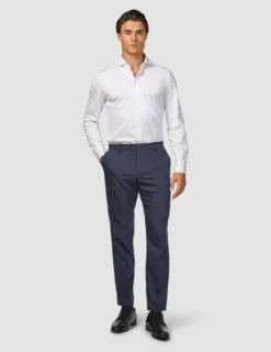 Tech Wool Suit Pants Regular Navy