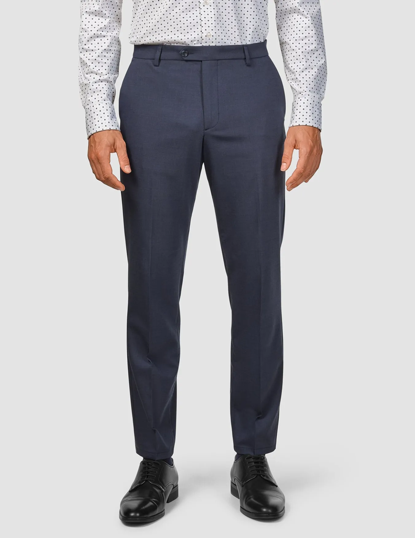 Tech Wool Suit Pants Regular Navy