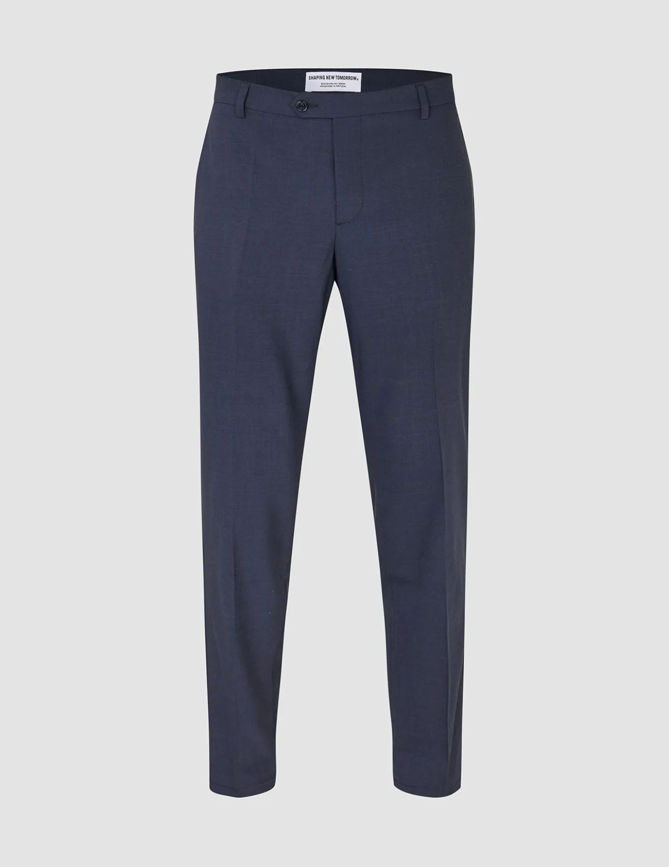 Tech Wool Suit Pants Regular Navy