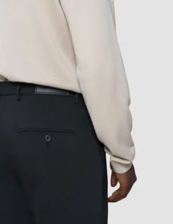 Tech Wool Suit Pants Relaxed Fit Black