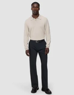 Tech Wool Suit Pants Relaxed Fit Black