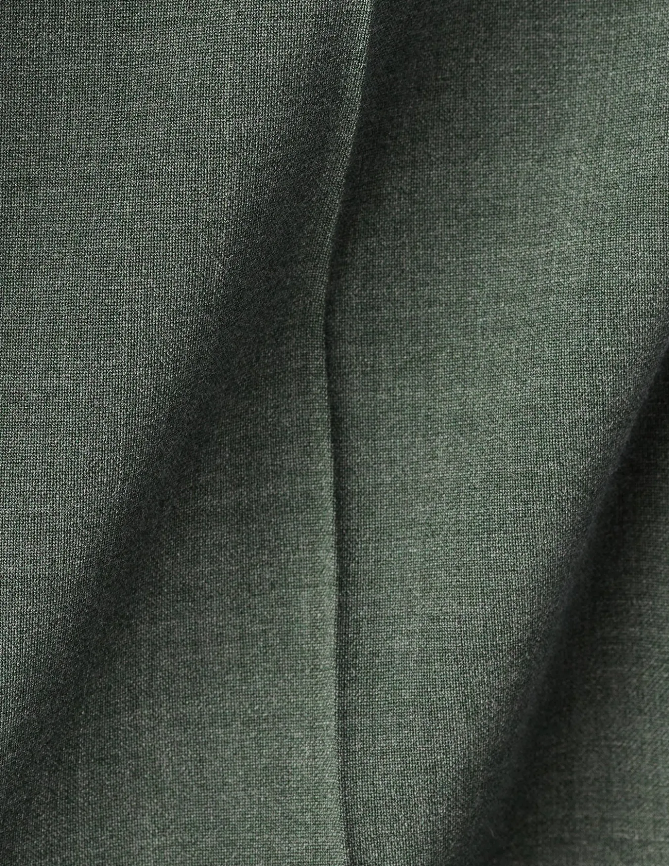 Tech Wool Suit Pants Relaxed Fit Green Night