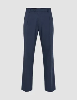 Tech Wool Suit Pants Relaxed Fit Navy