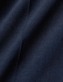 Tech Wool Suit Pants Relaxed Fit Navy