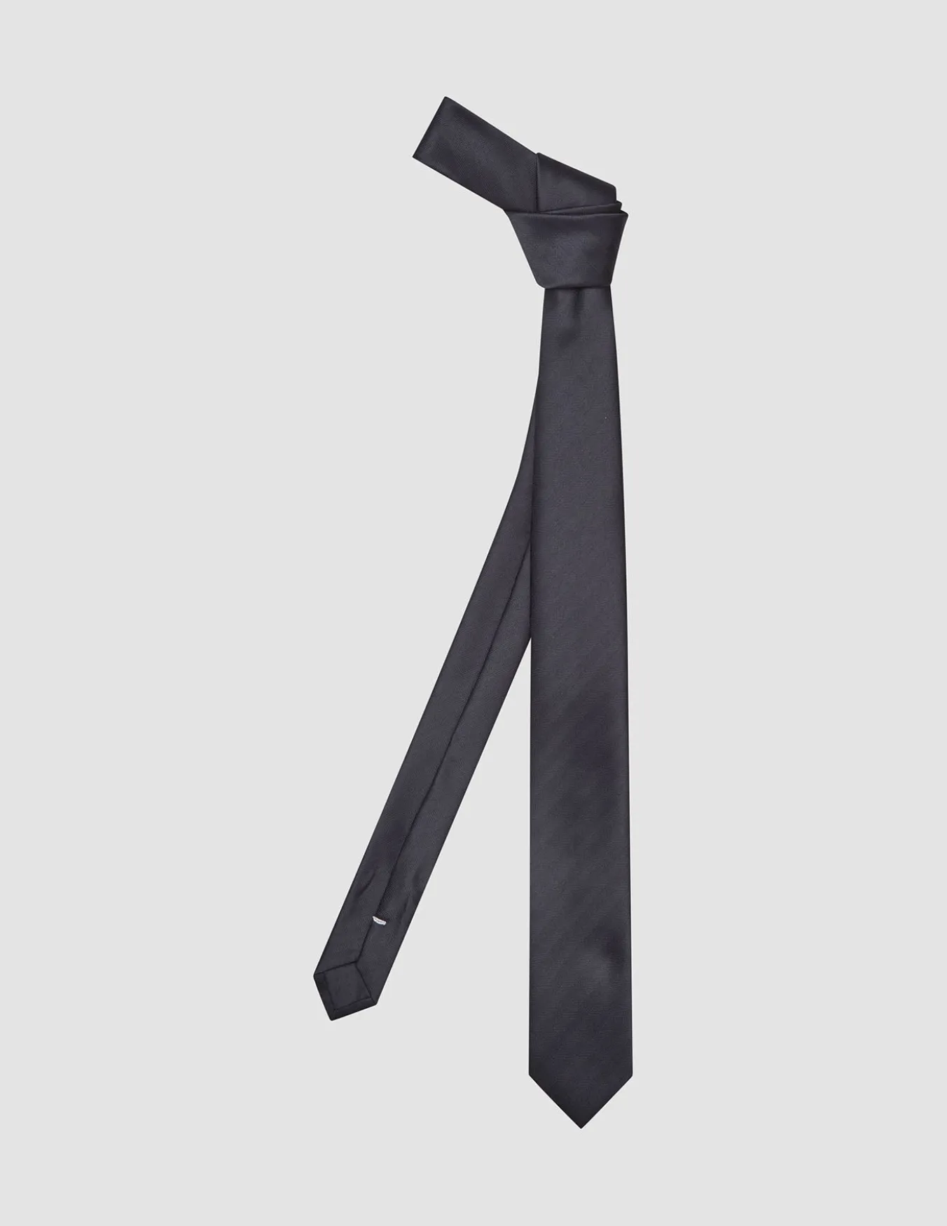 Tie Herringbone Black