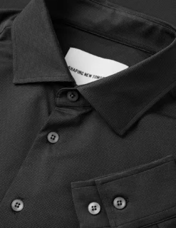 Travel Shirt Black Regular