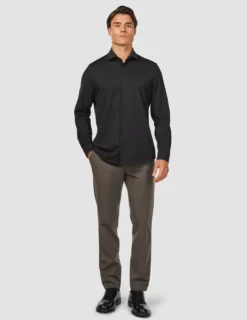 Travel Shirt Black Regular